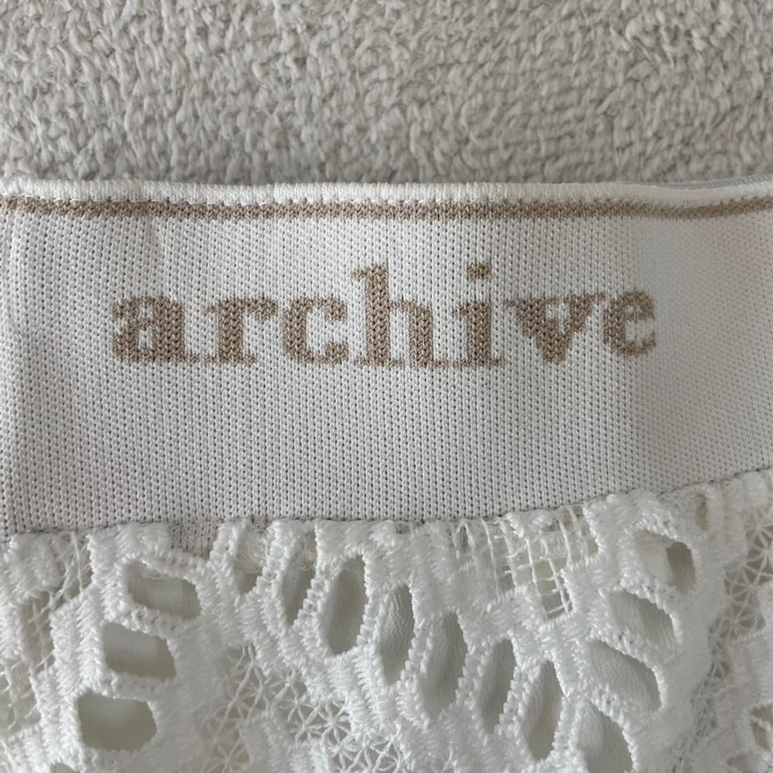 [67] 시스템 한섬 2023 레이스 스커트 롱치마 상품이미지8