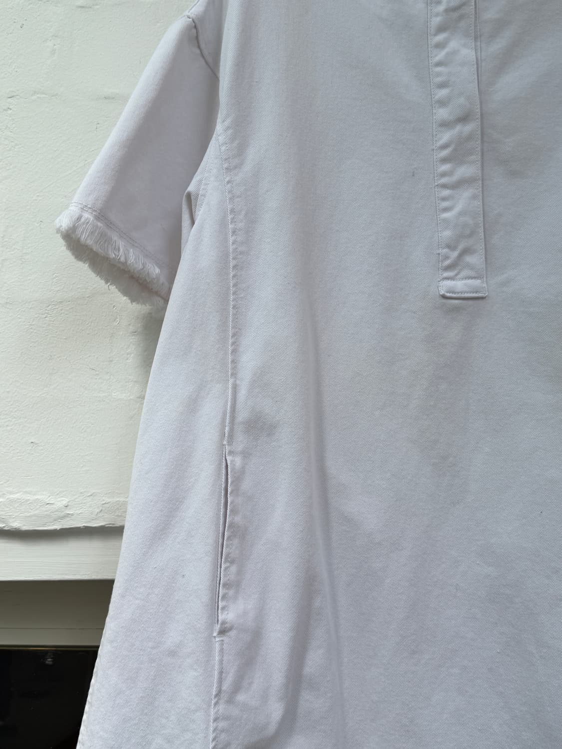 Beaker 비이커 데님 화이트 반팔 원피스 000 상품이미지3