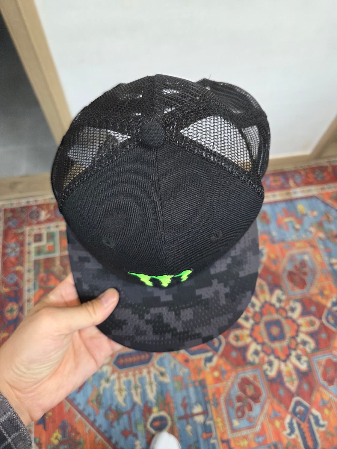 몬스터 에너지 디지털 카모 메쉬 스냅백 모자 프리  상품이미지6