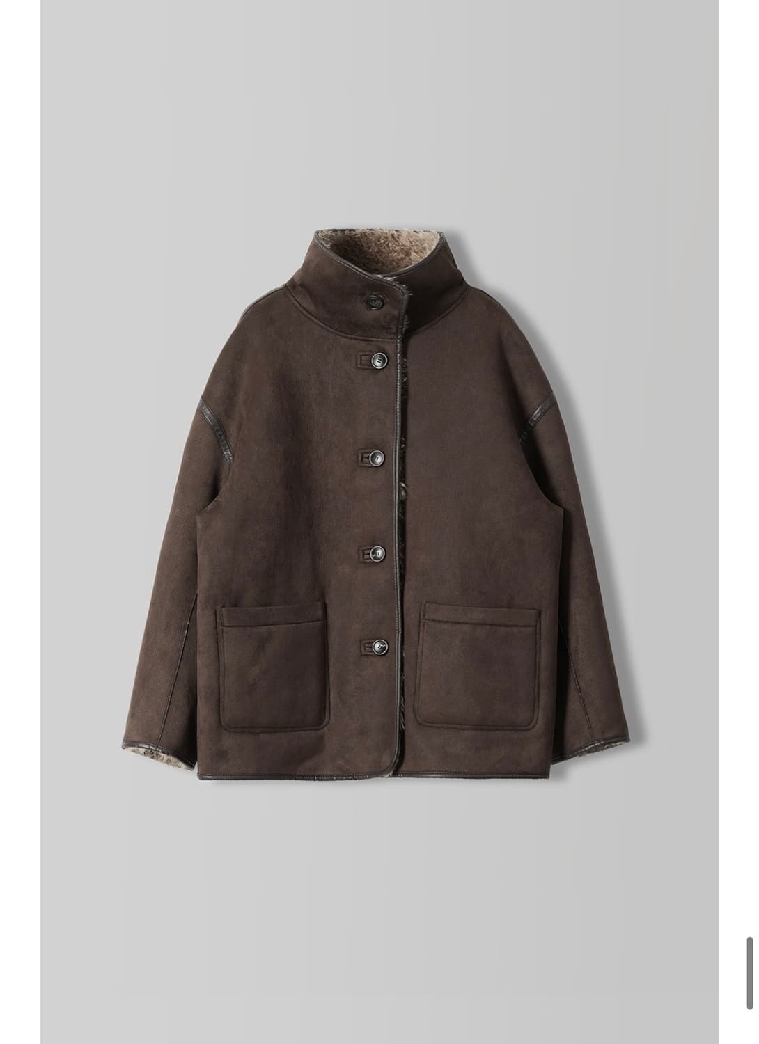 108pound 퍼자켓 브라운  상품이미지10