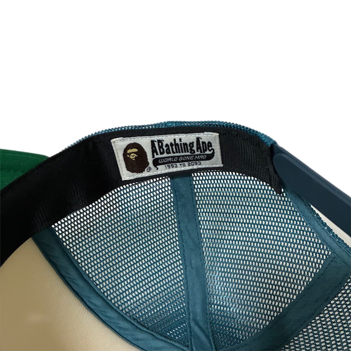 A Bathing Ape College Mash Cap Green 상품이미지6