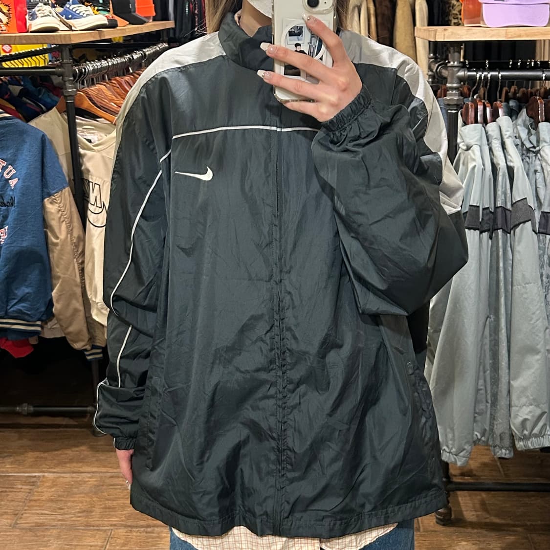 [HI] 나이키 바람막이 차콜 상품이미지2