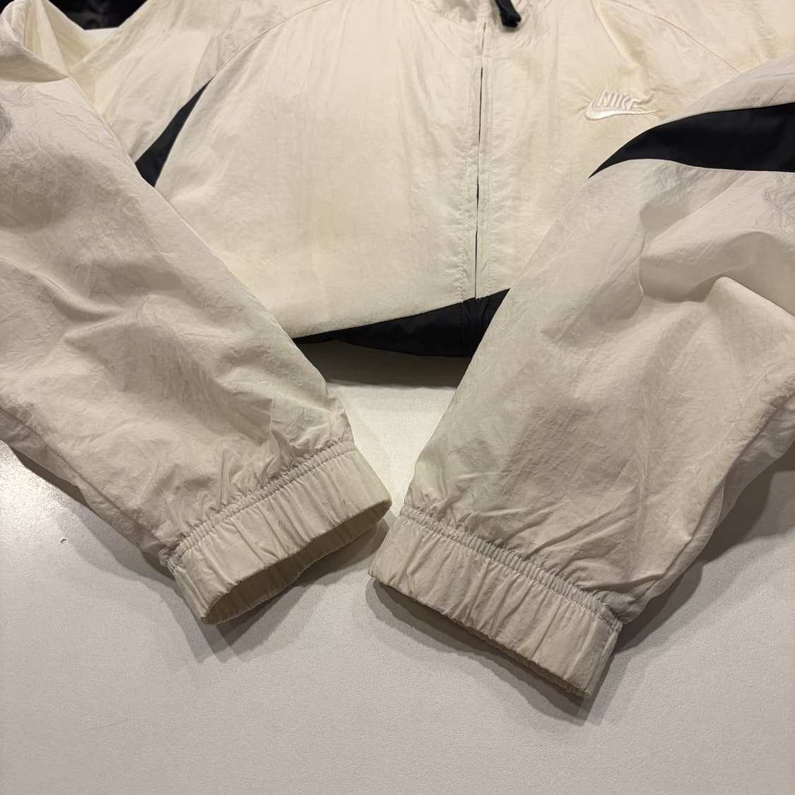 [XL] 나이키 빅스우시 우븐 바람막이 화이트 블랙 C445 상품이미지9