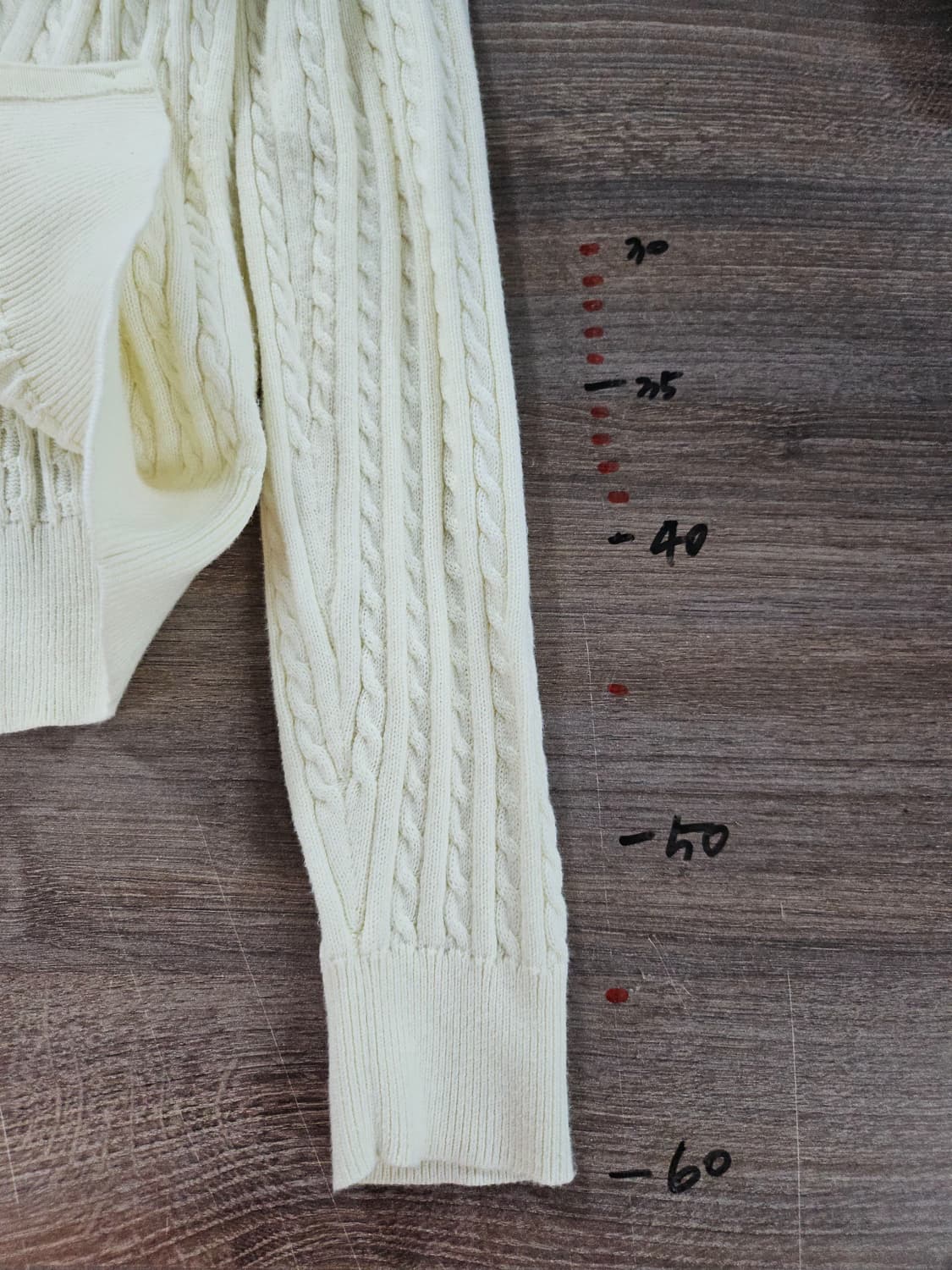 폴로 랄프로렌 아이보리 가디건 (16)XL  성인55 . 66 상품이미지8