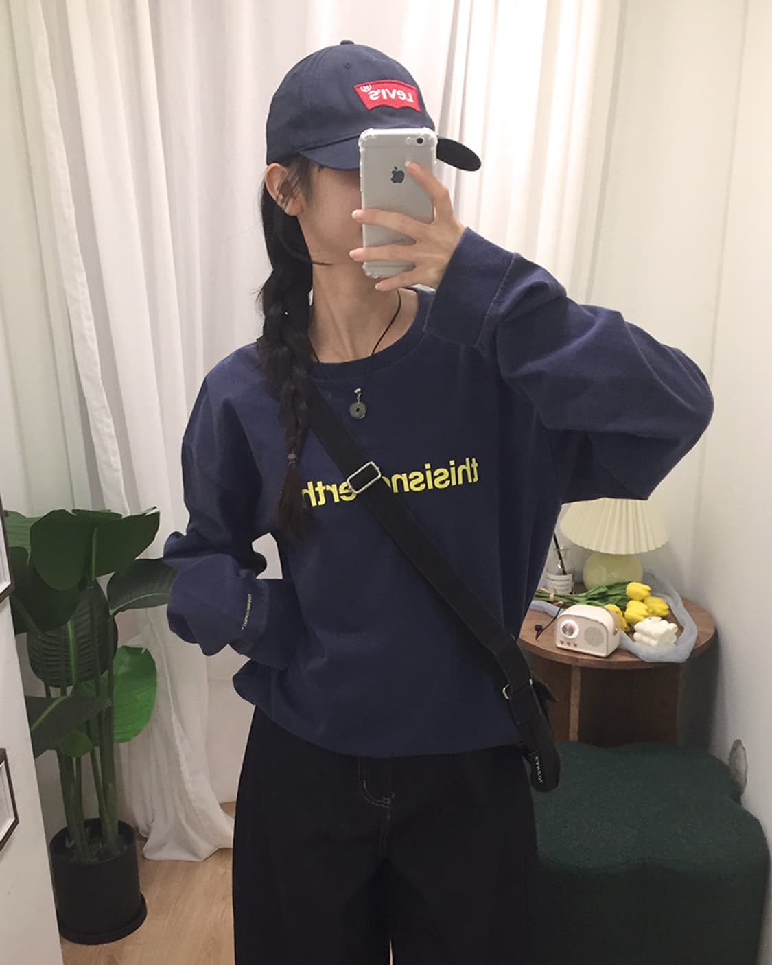 공용 디스이즈네버댓 라운드긴팔티 100 상품이미지1