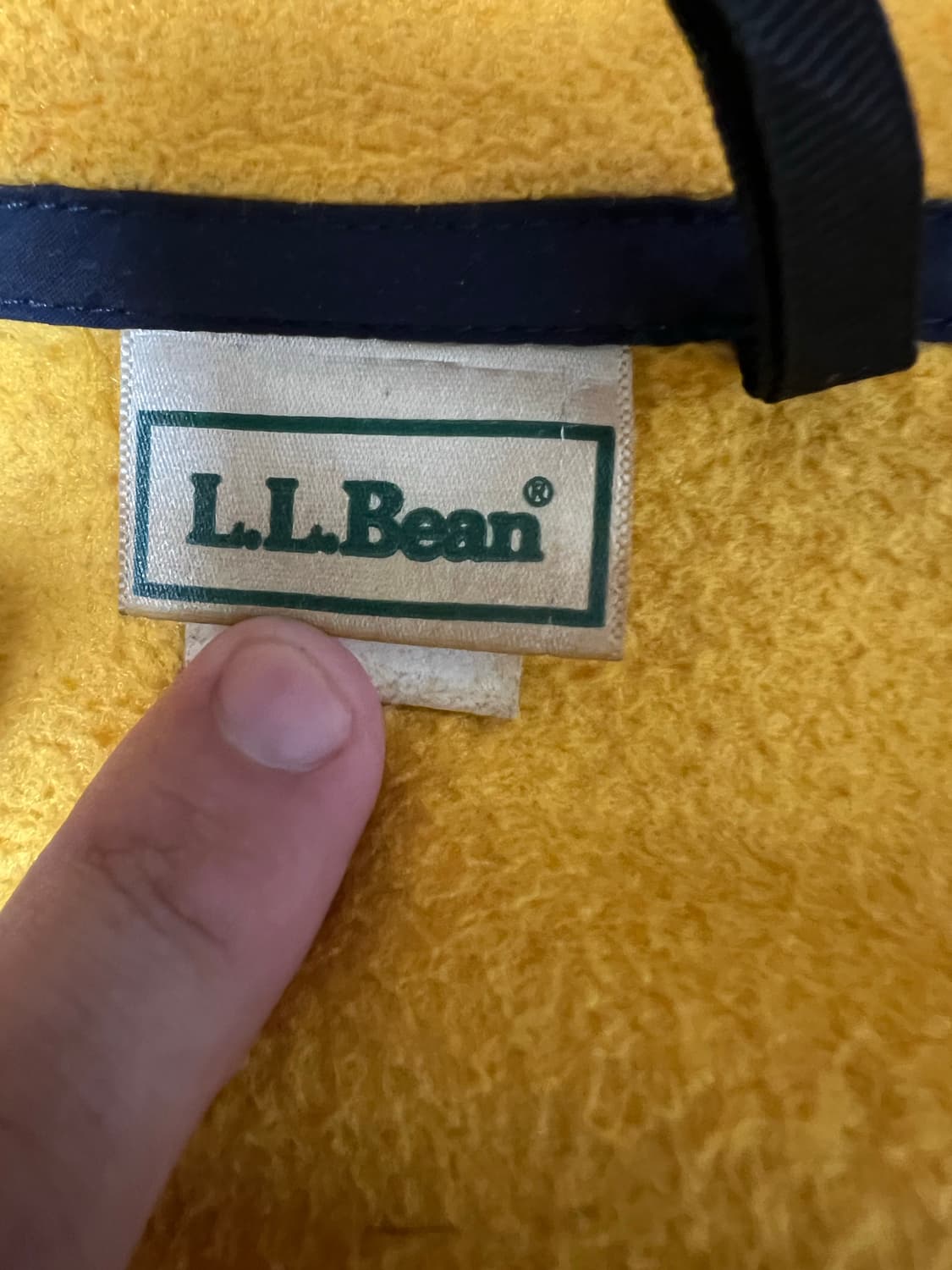 90s 엘엘빈 옐로우 플리스 후리스 llbean 빈티지 상품이미지3