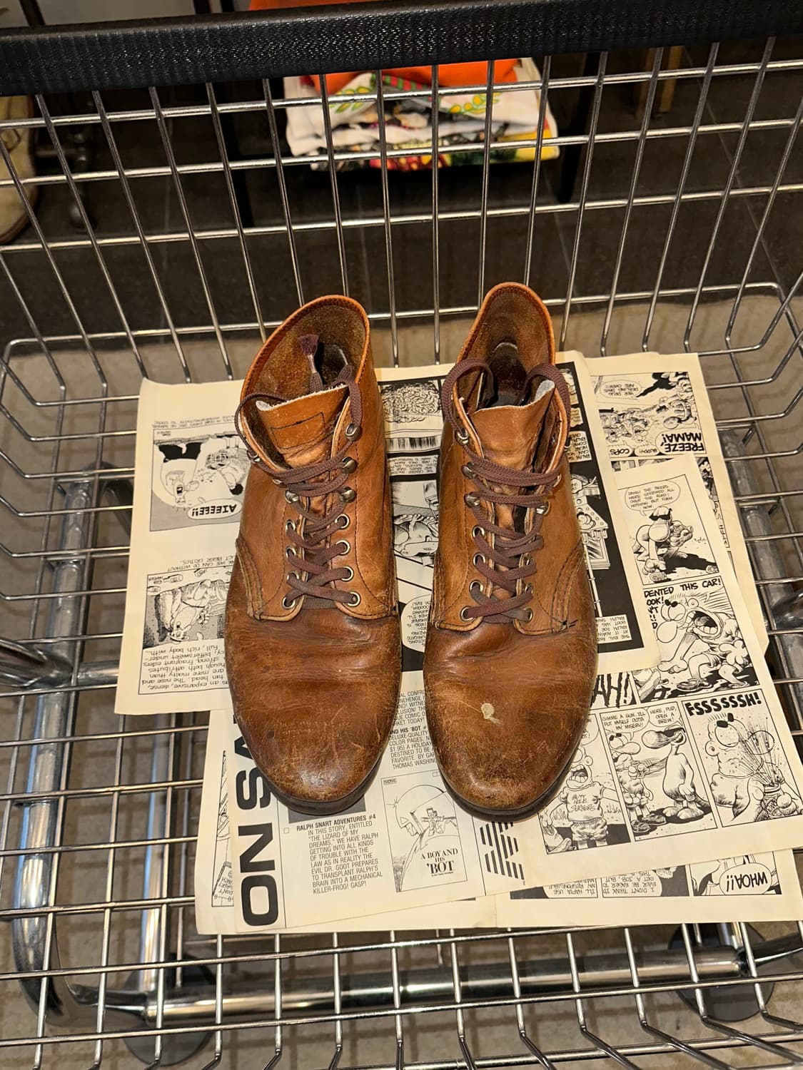 90‘s Red Wing 2126 utility brogan boots 상품이미지4