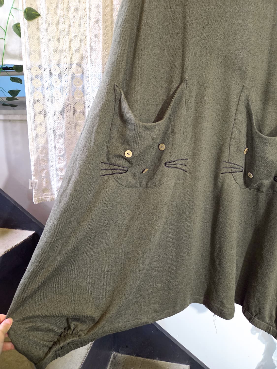 고양이 포켓 원피스 상품이미지3