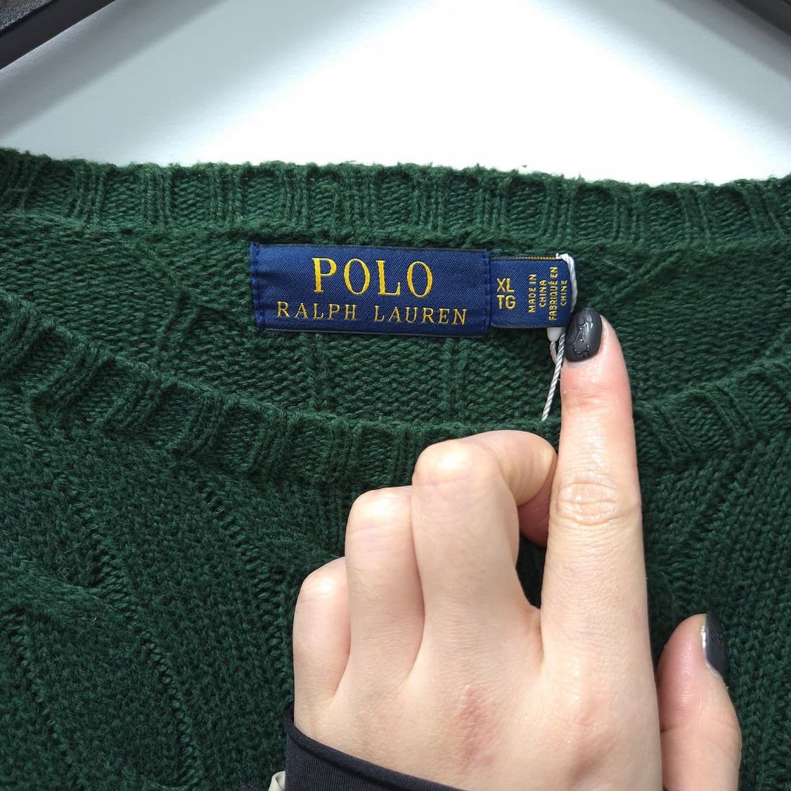 폴로 랄프로렌 꽈베기 니트 XL 상품이미지4