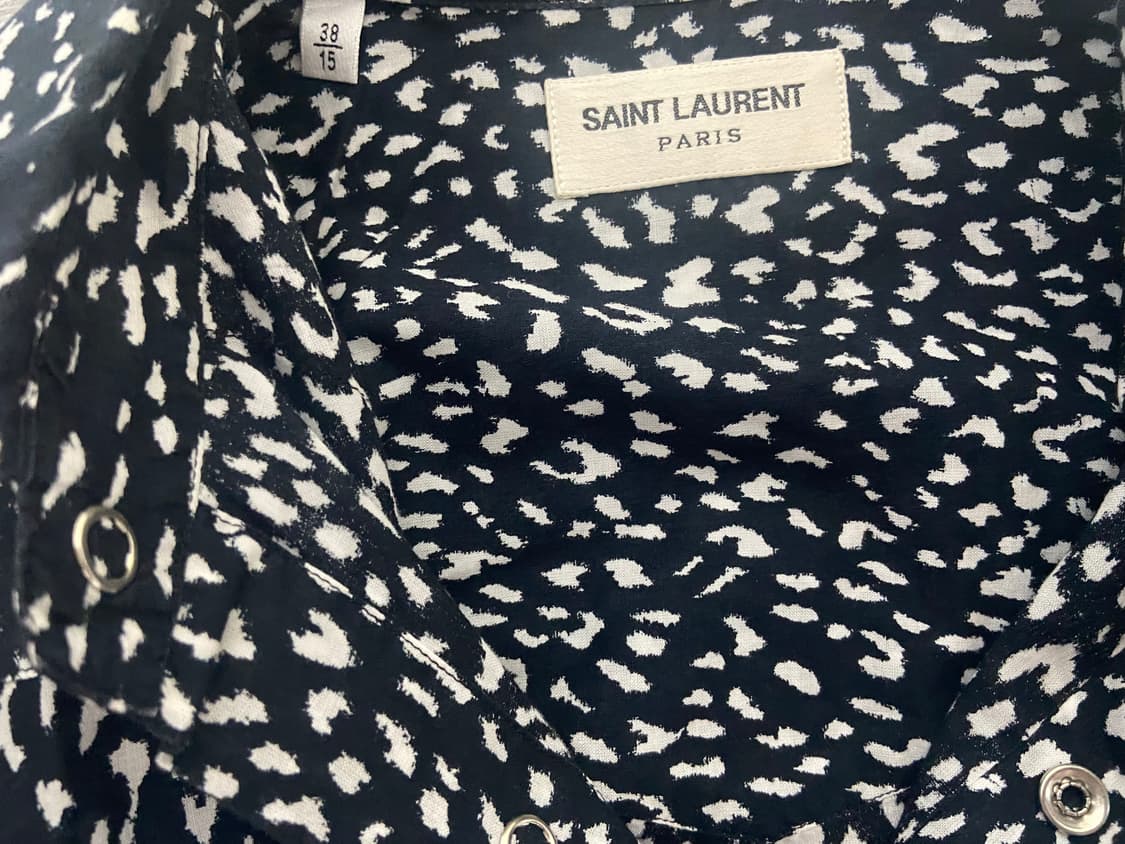 생로랑 베이비캣 웨스턴 셔츠 38 상품이미지3