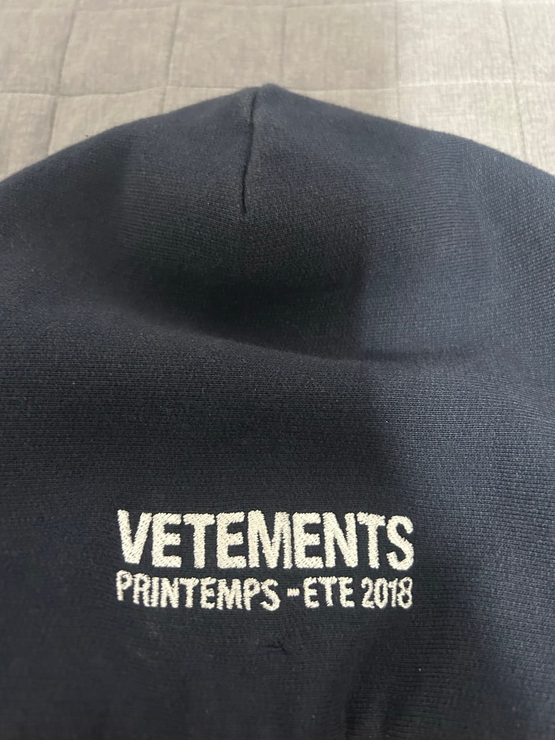 [L] 베트멍 유니콘 후드 티셔츠 네이비 한정판 상품이미지4