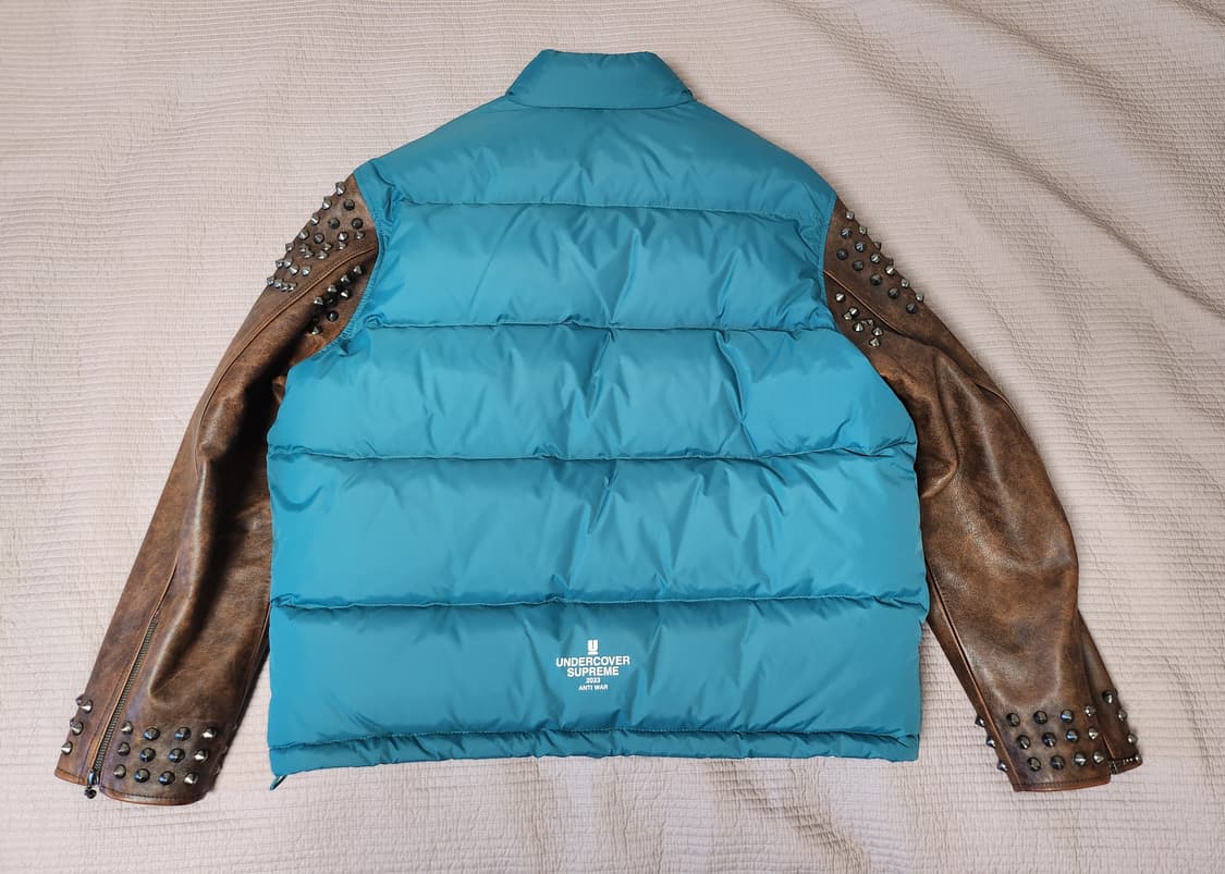 슈프림Supreme x 언더커버Undercover/스터드 레더 푸퍼/L 상품이미지7
