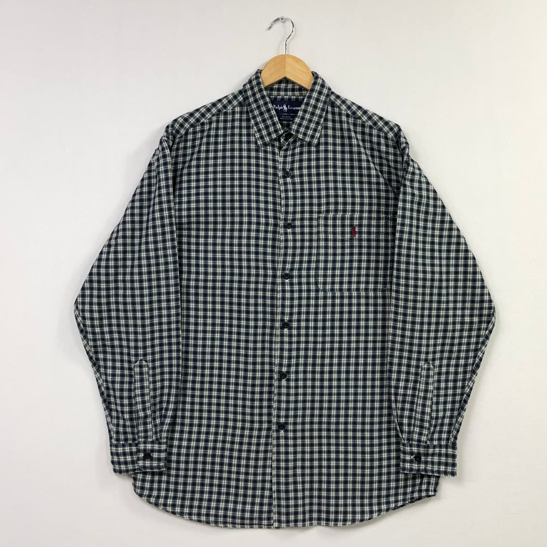 XL 폴로 체크 셔츠 상품이미지2