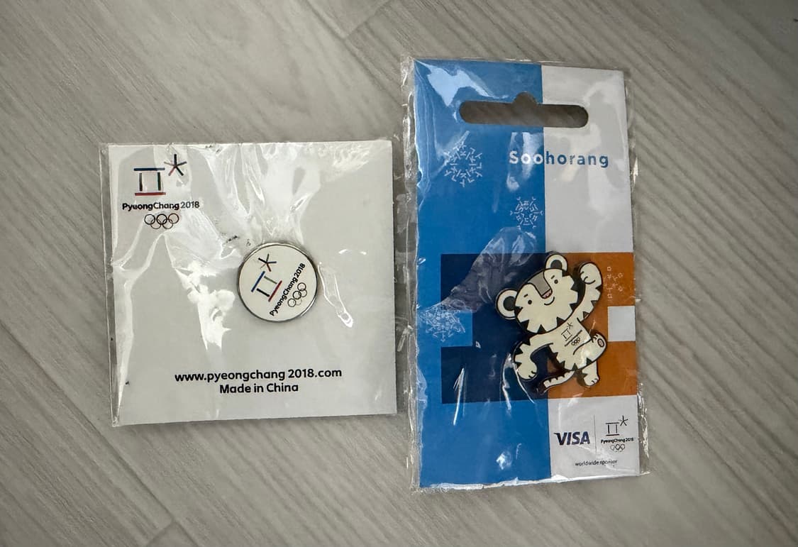 2018년 평창올림픽 엠블럼 수호랑 공식 뱃지 판매합니다 상품이미지2