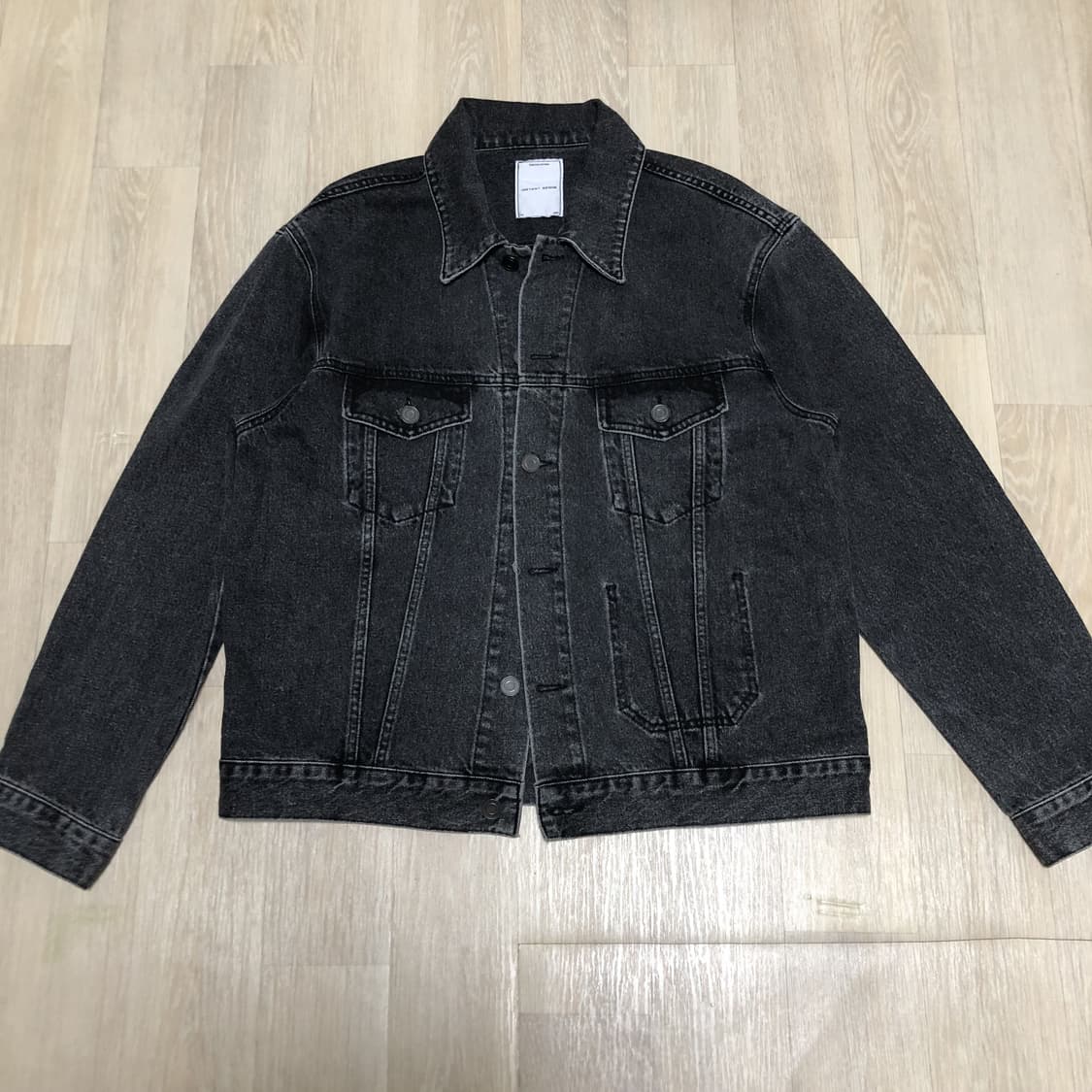 (L) 브랜디드 BRANDED 2001 슬로우 워커 데님 블랙 흑청자켓 상품이미지1