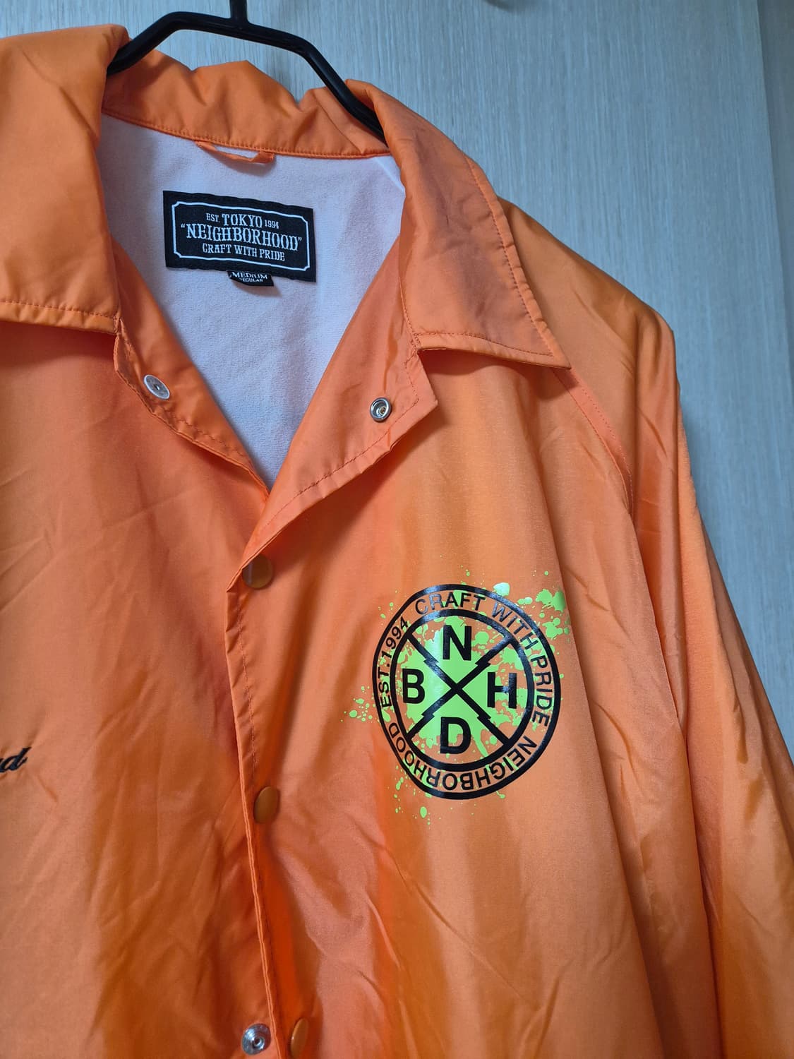 (정품) 네이버후드 브룩스 코치자켓 바람막이 점퍼 M 상품이미지5