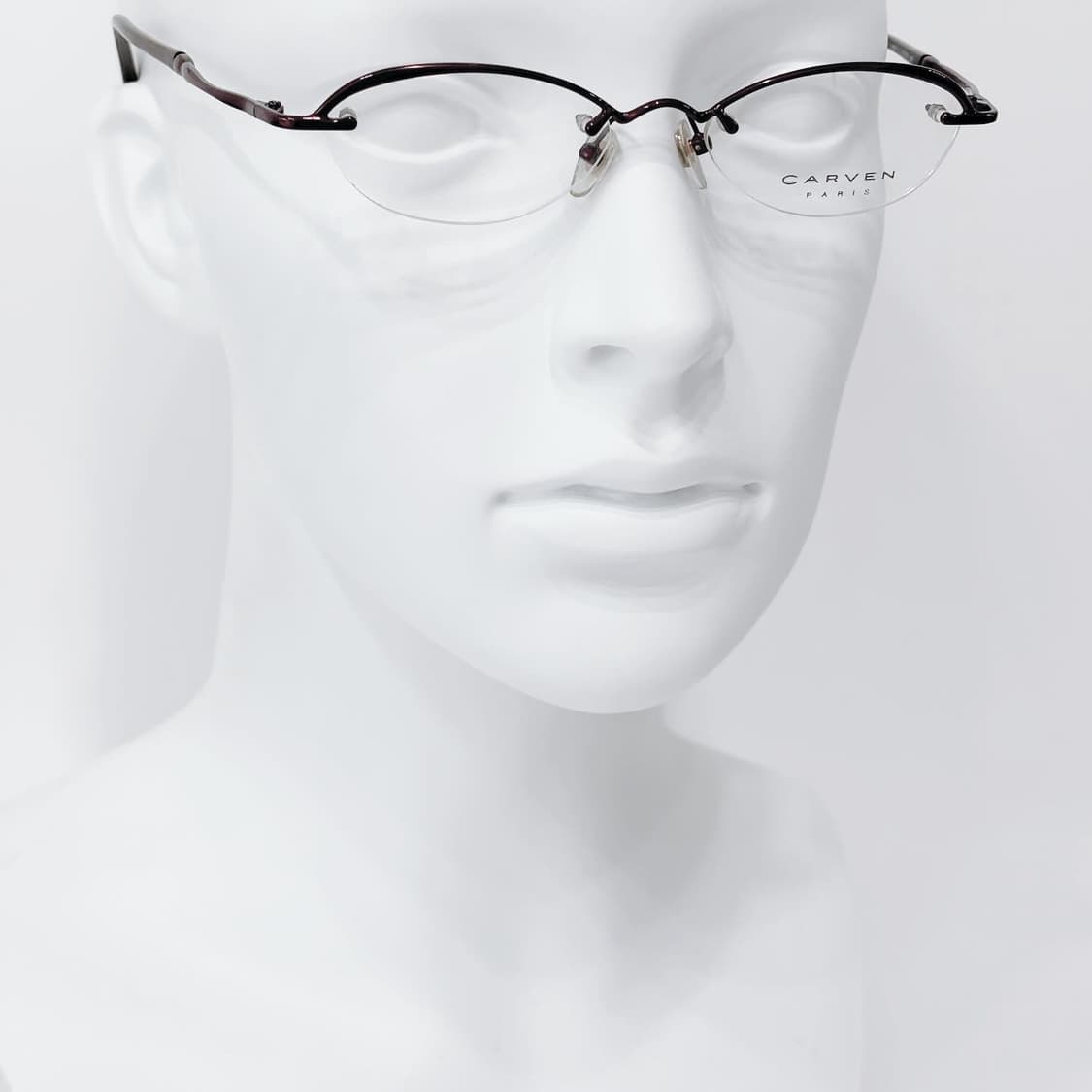 키지클럽 CARVEN 버건디 데드스탁 빈티지안경 상품이미지5