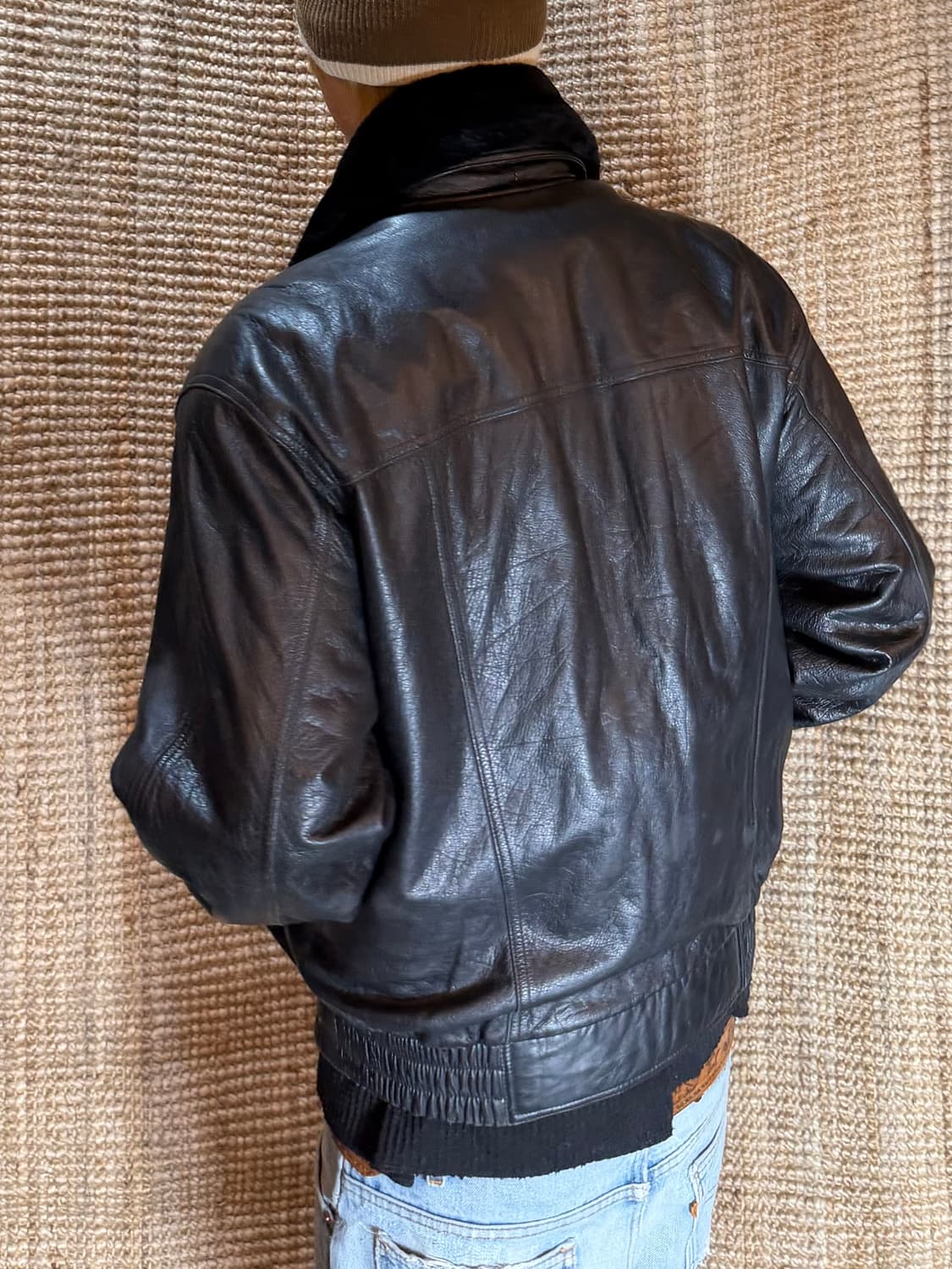 빈티지 양가죽 레더자켓 상품이미지4