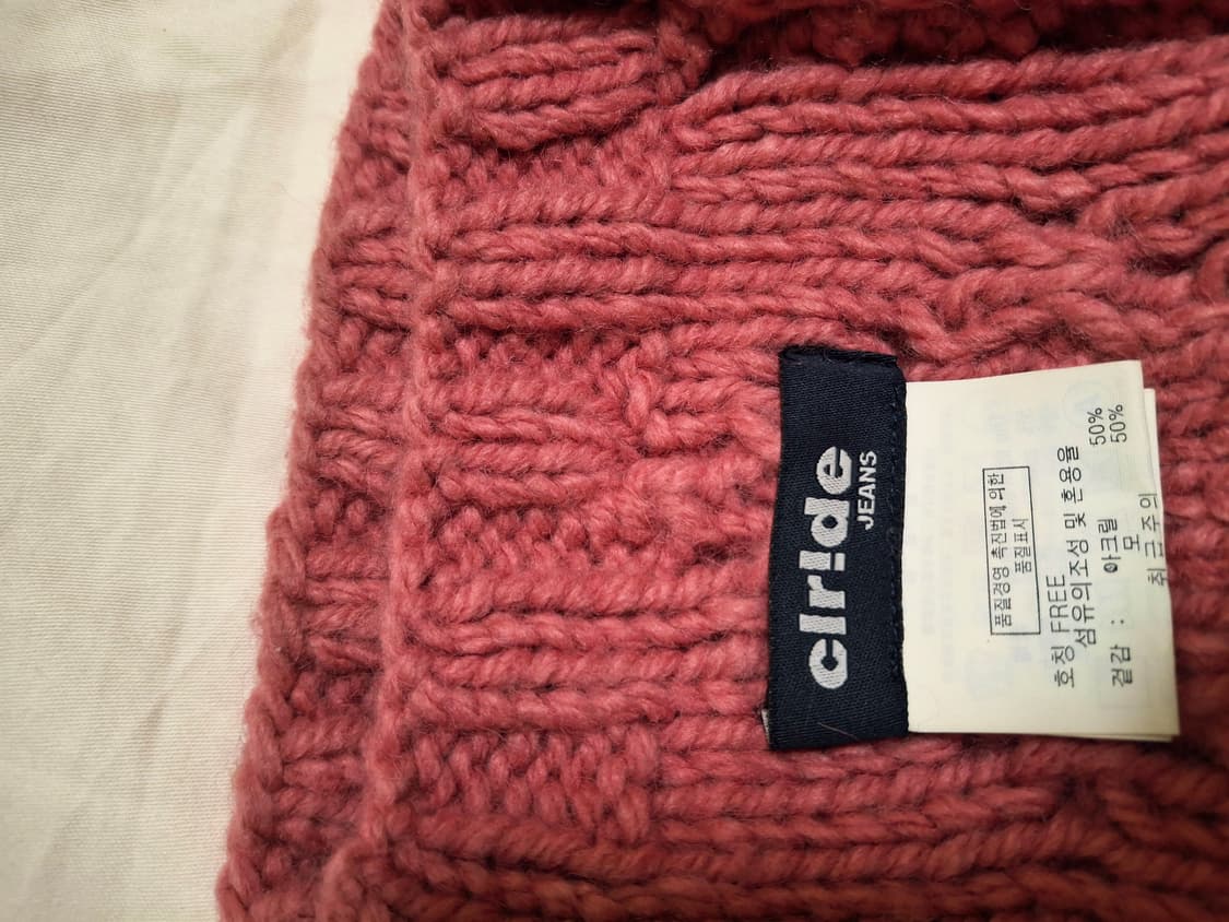 최상급  모50%  클라이드진스  털모자와 목도리 상품이미지4