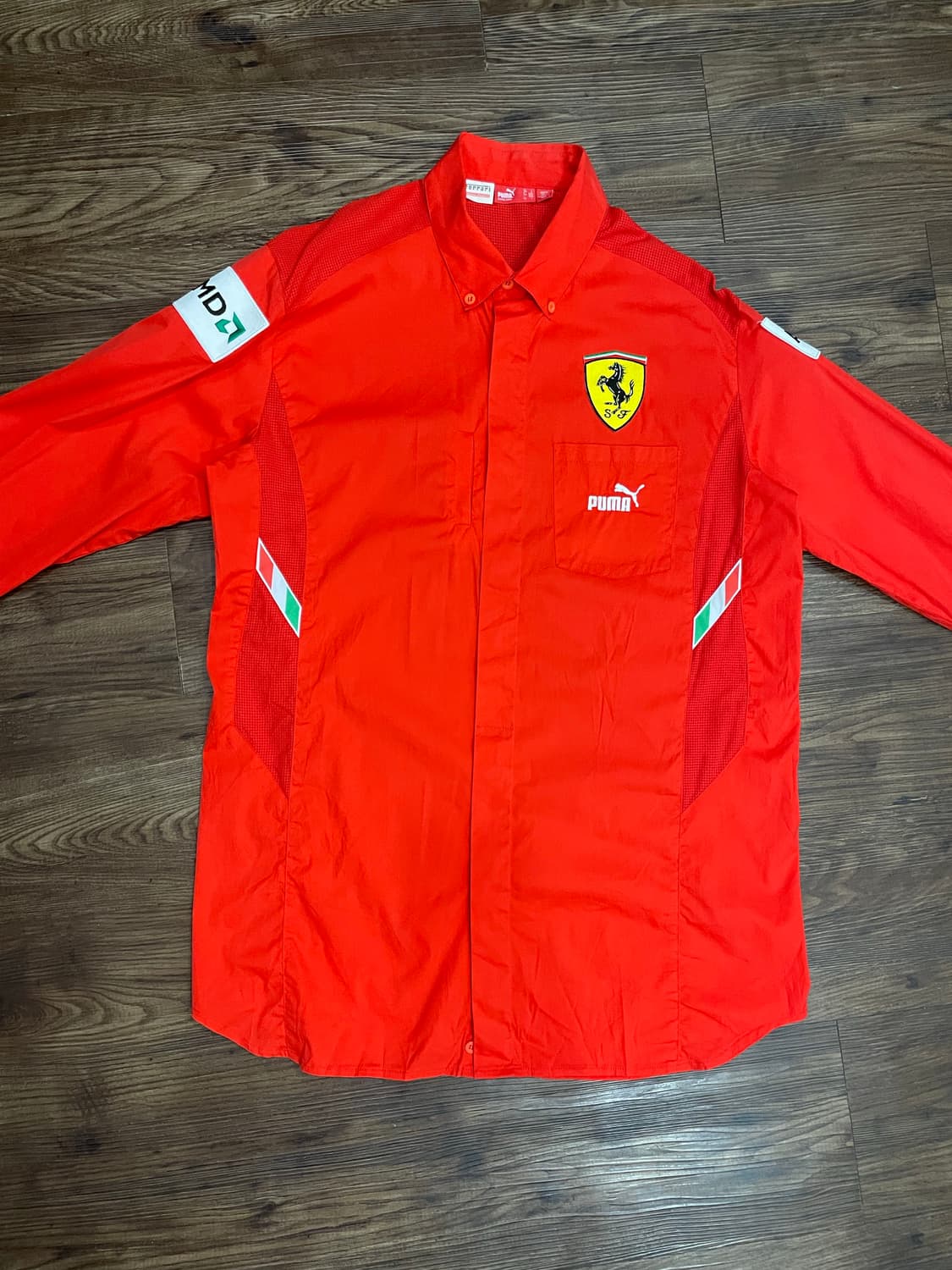 푸마 페라리 한정판 F1 스쿠데리아 레이싱 셔츠 상품이미지3