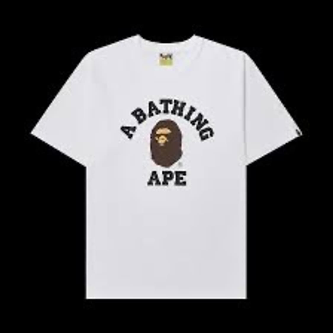 베이프 반팔티 블랙/화이트 새상품 상품이미지2