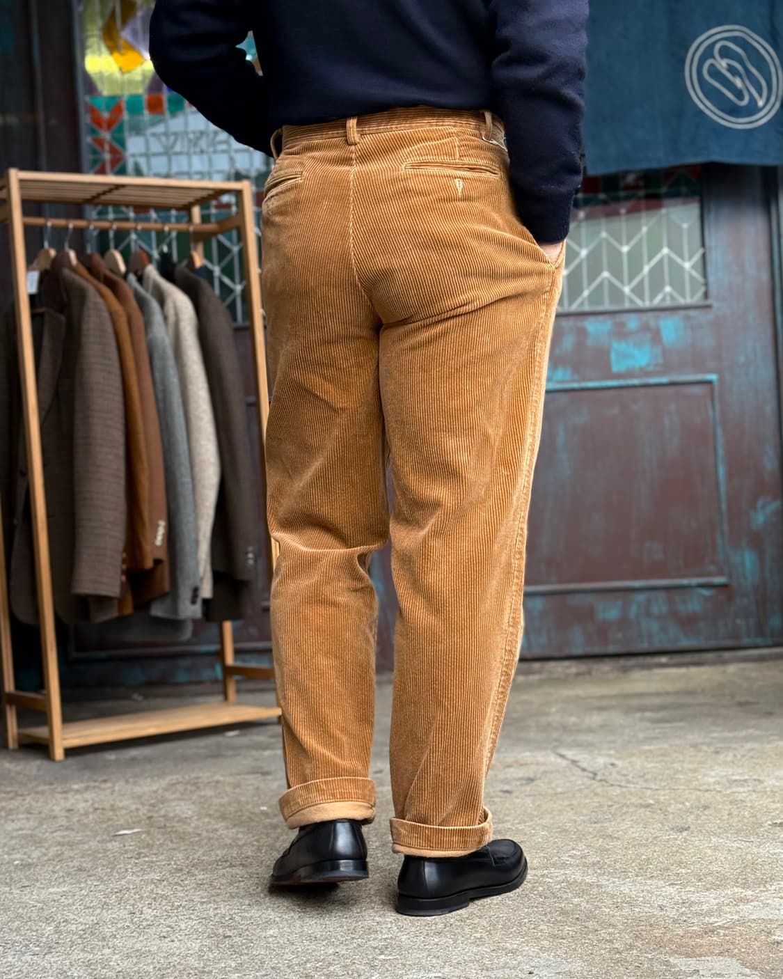 90‘s 폴로 랄프로렌 투턱 코듀로이 앤드류 팬츠 32 상품이미지9