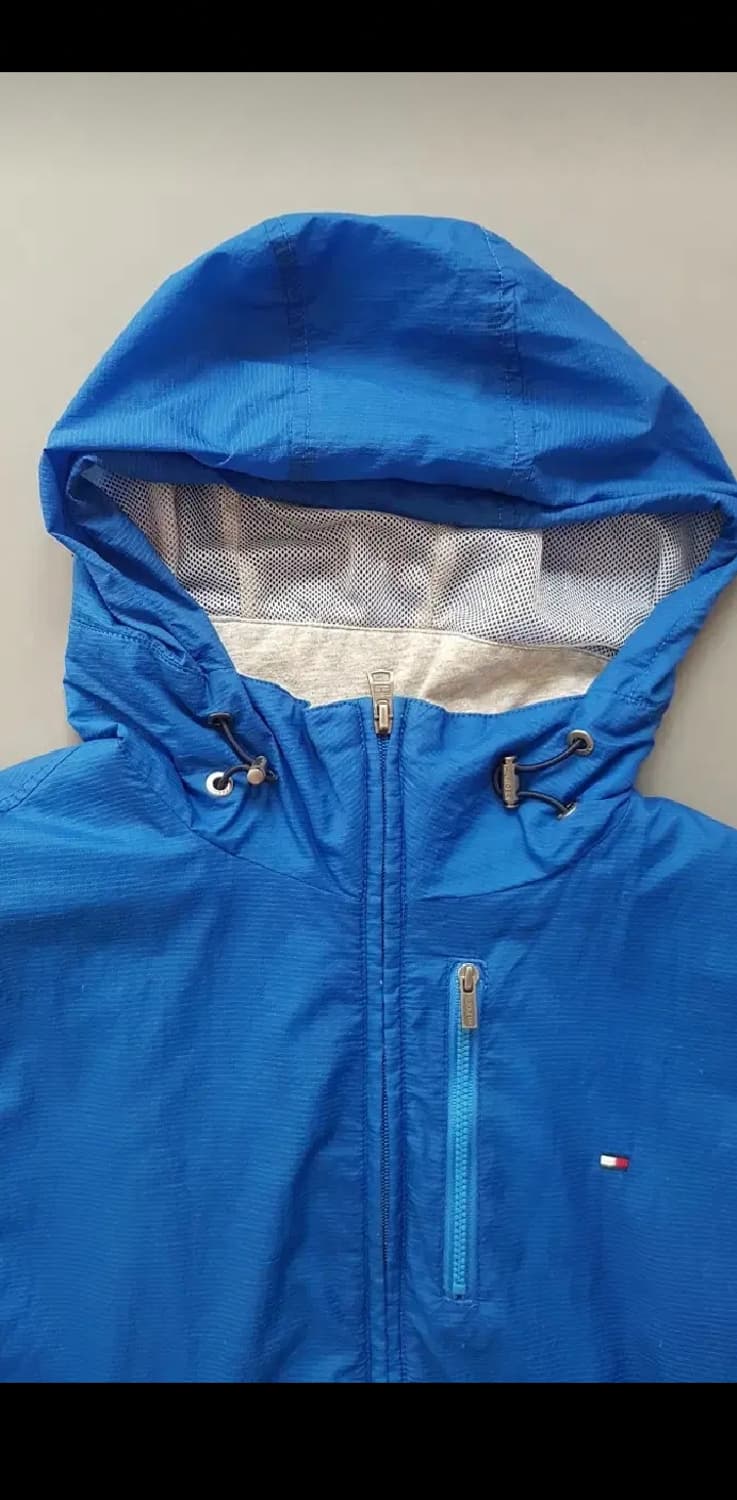 [95] 타미힐피거 로얄블루 후드집업 바람막이 자켓 상품이미지2
