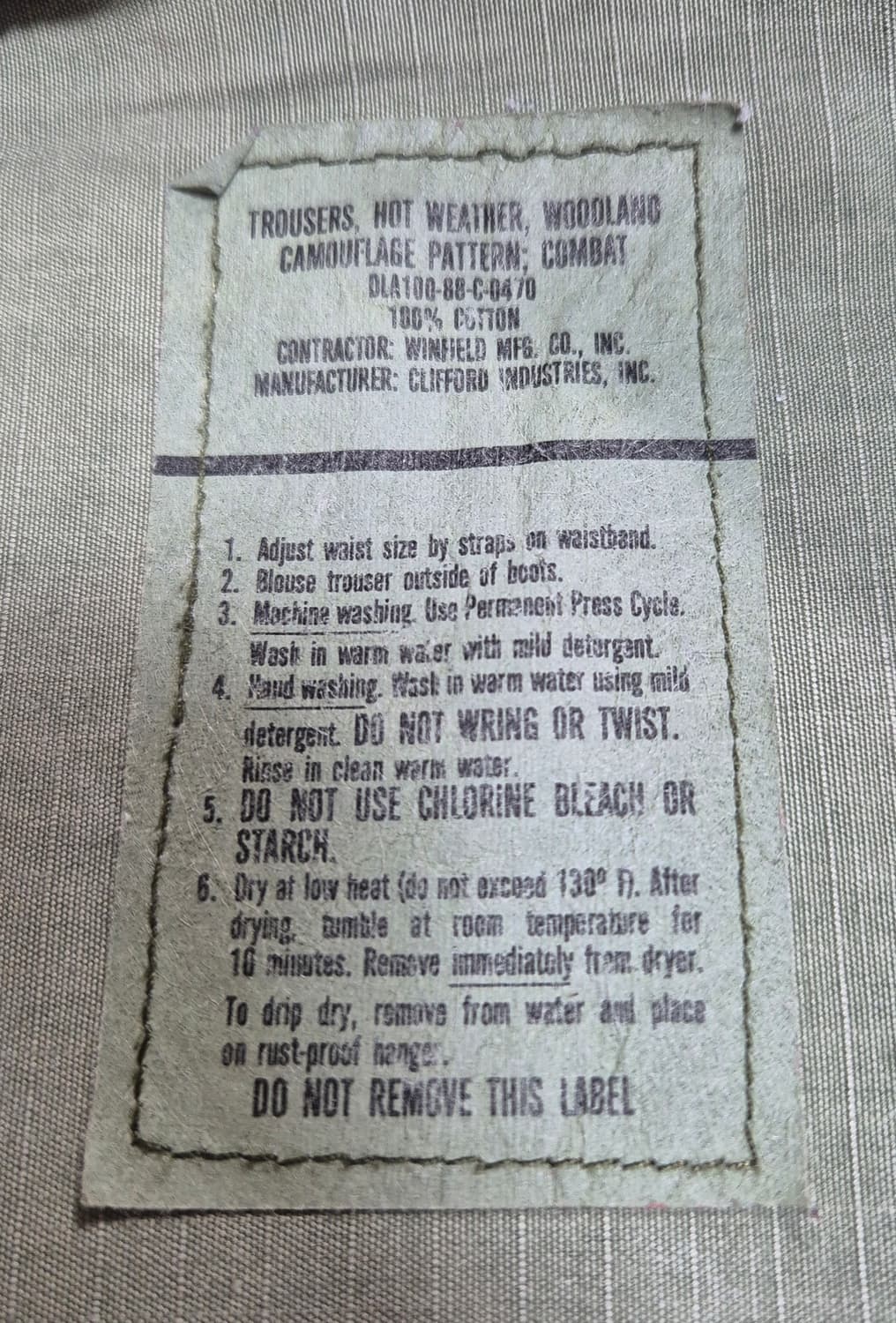 [S]미군 우드랜드 BDU - 681 상품이미지3