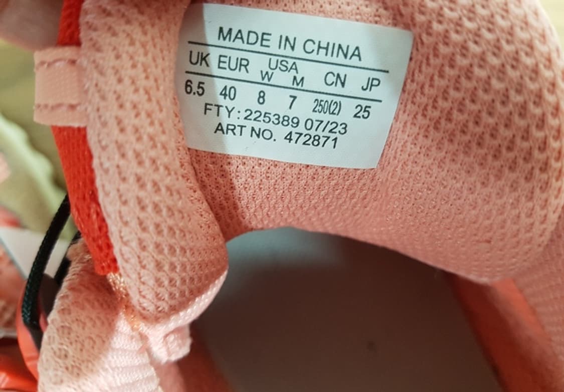 살로몬 운동화 여성250 미착용(ACS+OG 내츄럴 쇼트브레드 포피 레드 상품이미지7