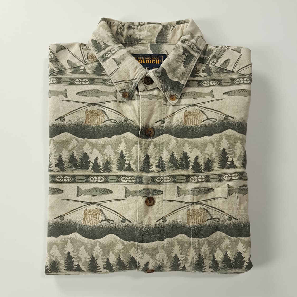 CK372 XL 울리치 90s 피싱프린트 셔츠 남방 상품이미지8