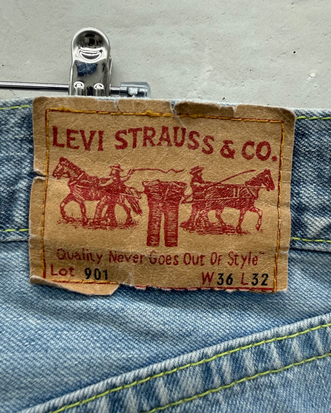 리바이스 901 프린티드 데님 팬츠 상품이미지7