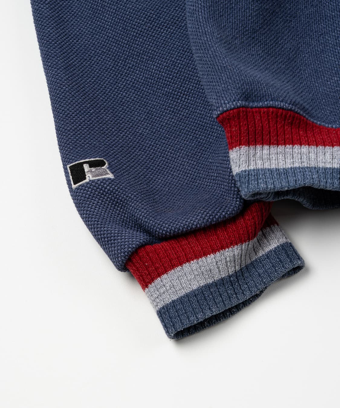 (110) 90's USA Made 러셀 브이넥 스웻 상품이미지5