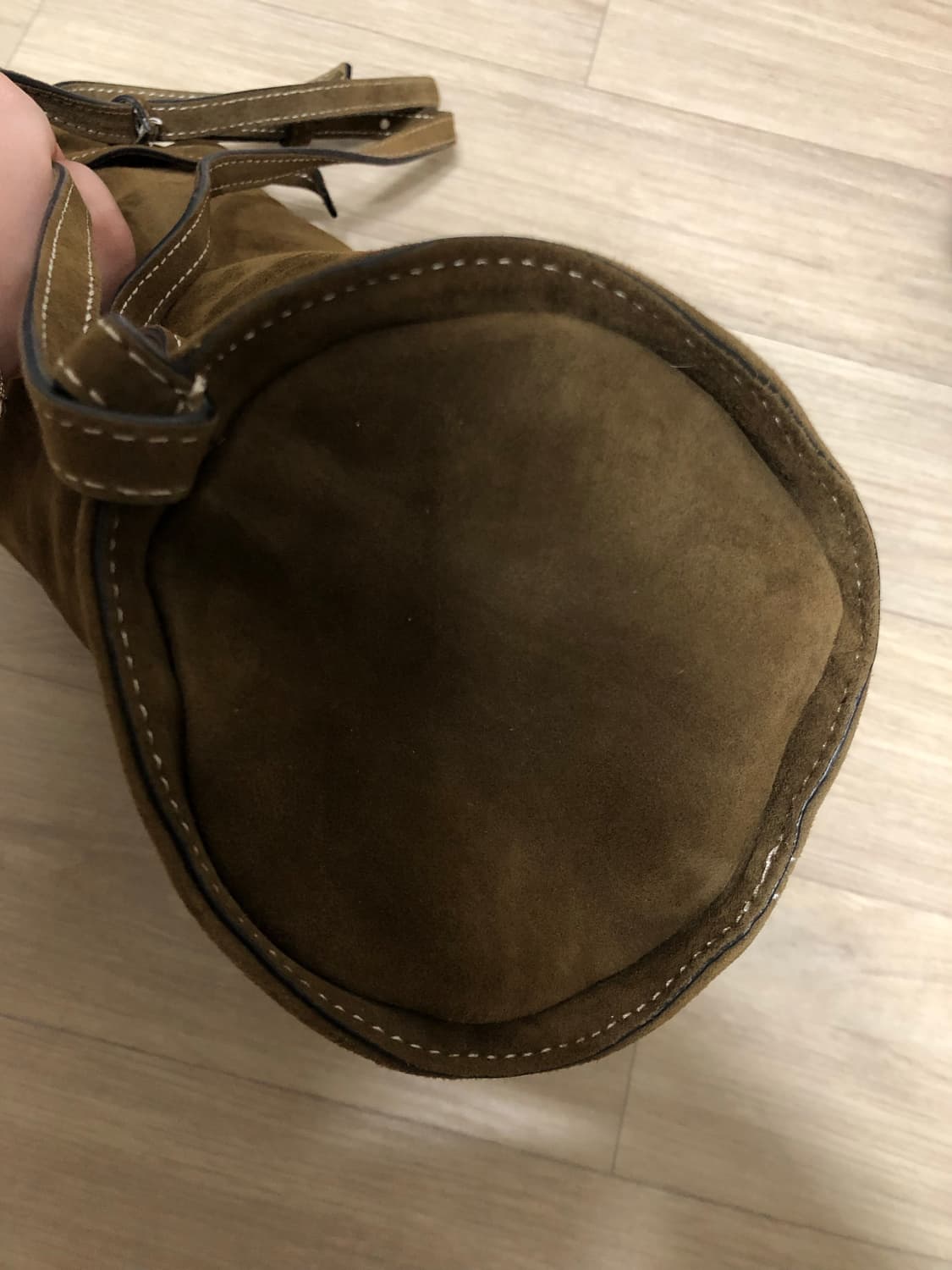 자라 스웨이드 볼링백 상품이미지4