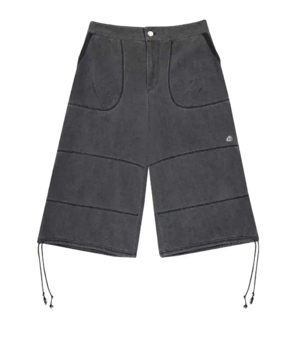 코이세이오 지그재그 팬츠 차콜 2 상품이미지1