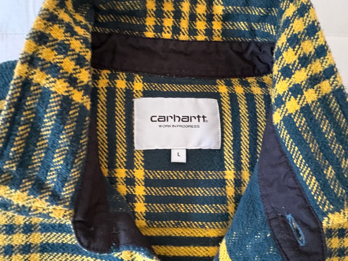칼하트 체크 셔츠 자켓 L 상품이미지6