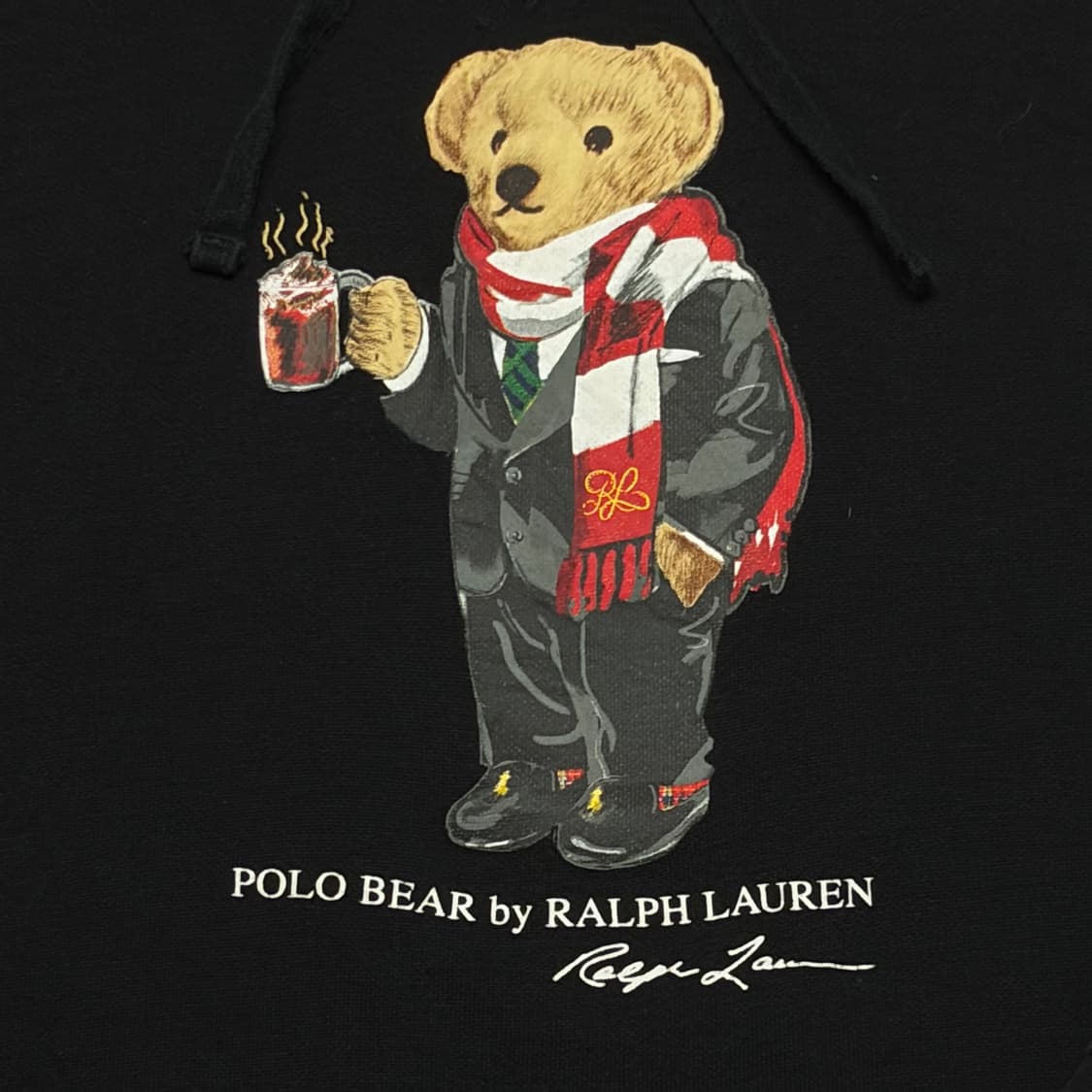 미국 빈티지 정품 폴로랄프로렌 베어 후드티 후드집업 상품이미지4
