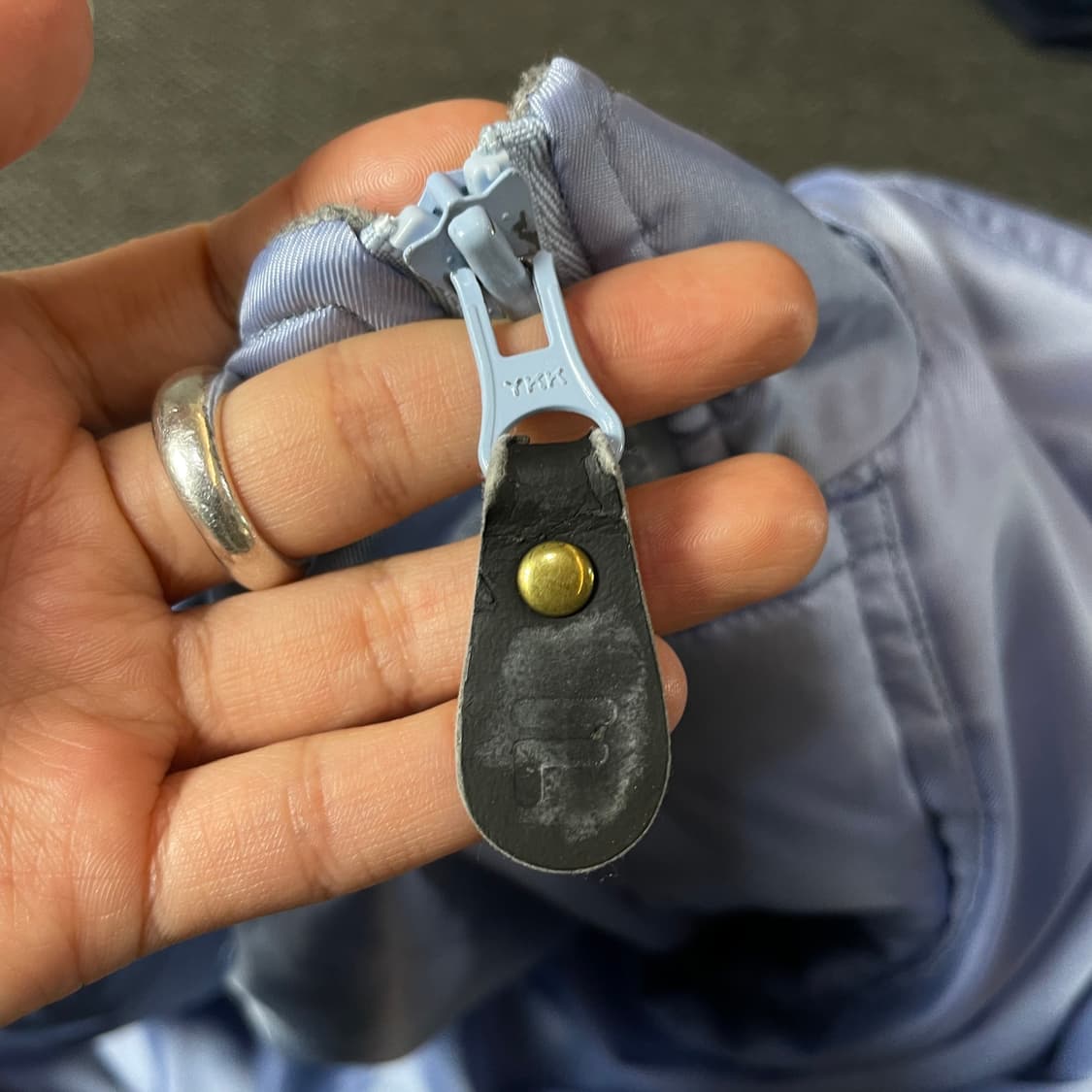 휠라 스카이블루 폴리 후드 자켓 150 상품이미지7