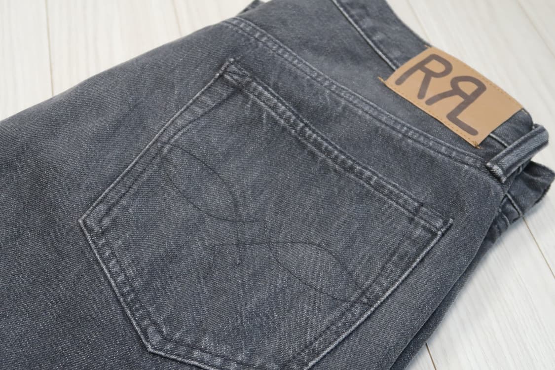 (32/30)RRL 더블알엘 스트레이트 흑청 데님 상품이미지4