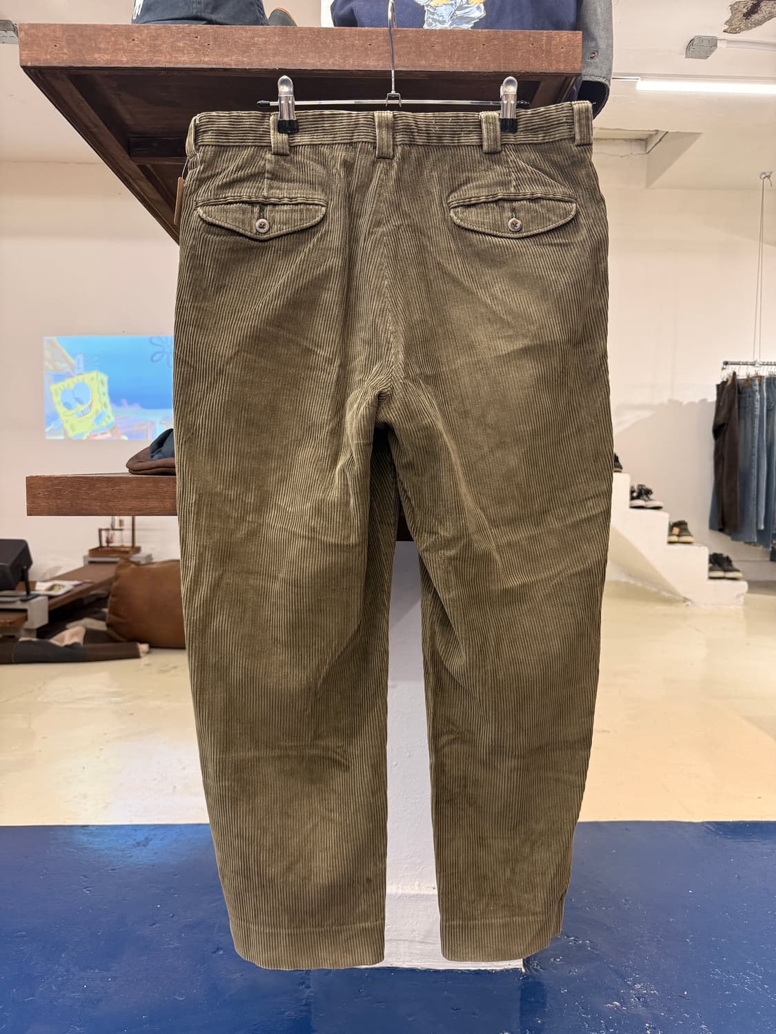 1990s L.L.Bean 코듀로이 카키 팬츠 상품이미지7