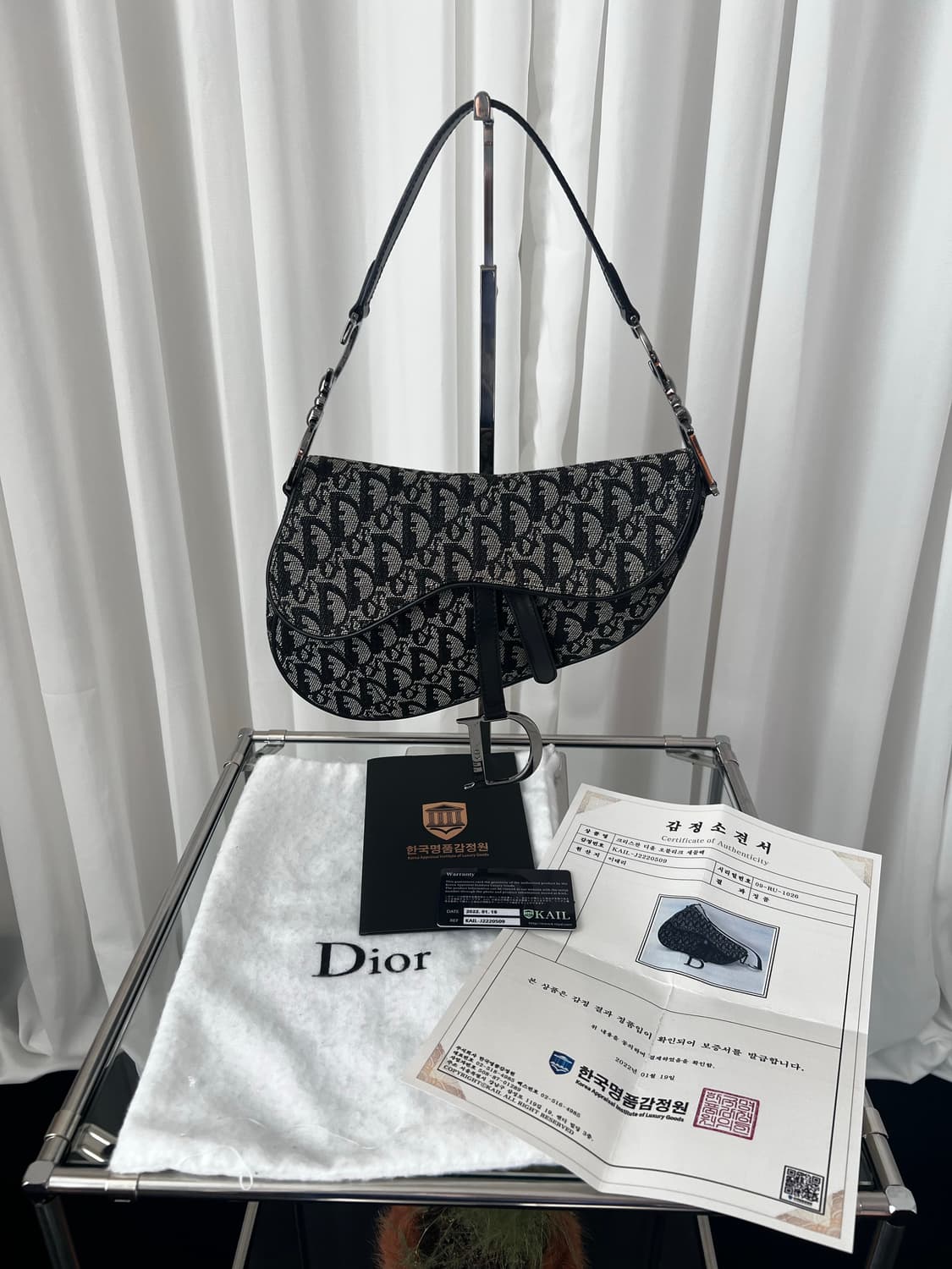 크리스찬 디올 2002 오블리크 새들백  상품이미지2