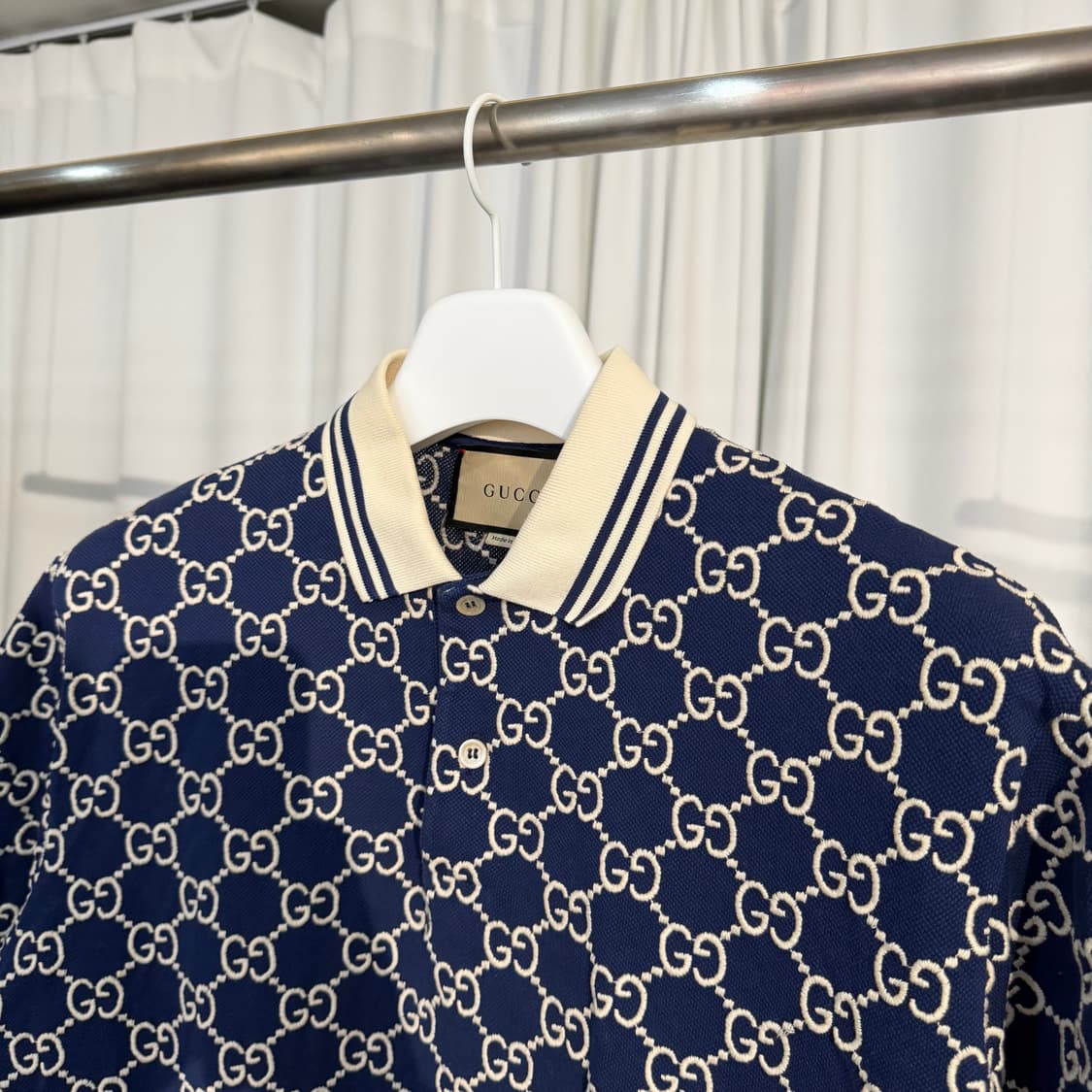 (XL) 구찌 GG 패턴 폴로 반팔 카라티셔츠 상품이미지2