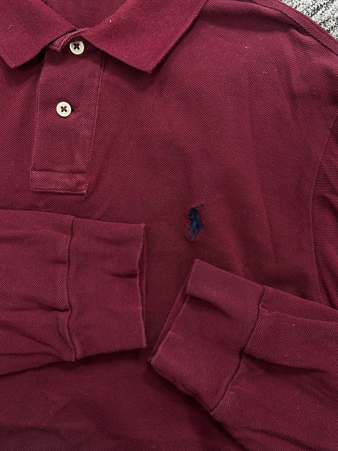 폴로 랄프로렌 버건디 pk L 상품이미지6