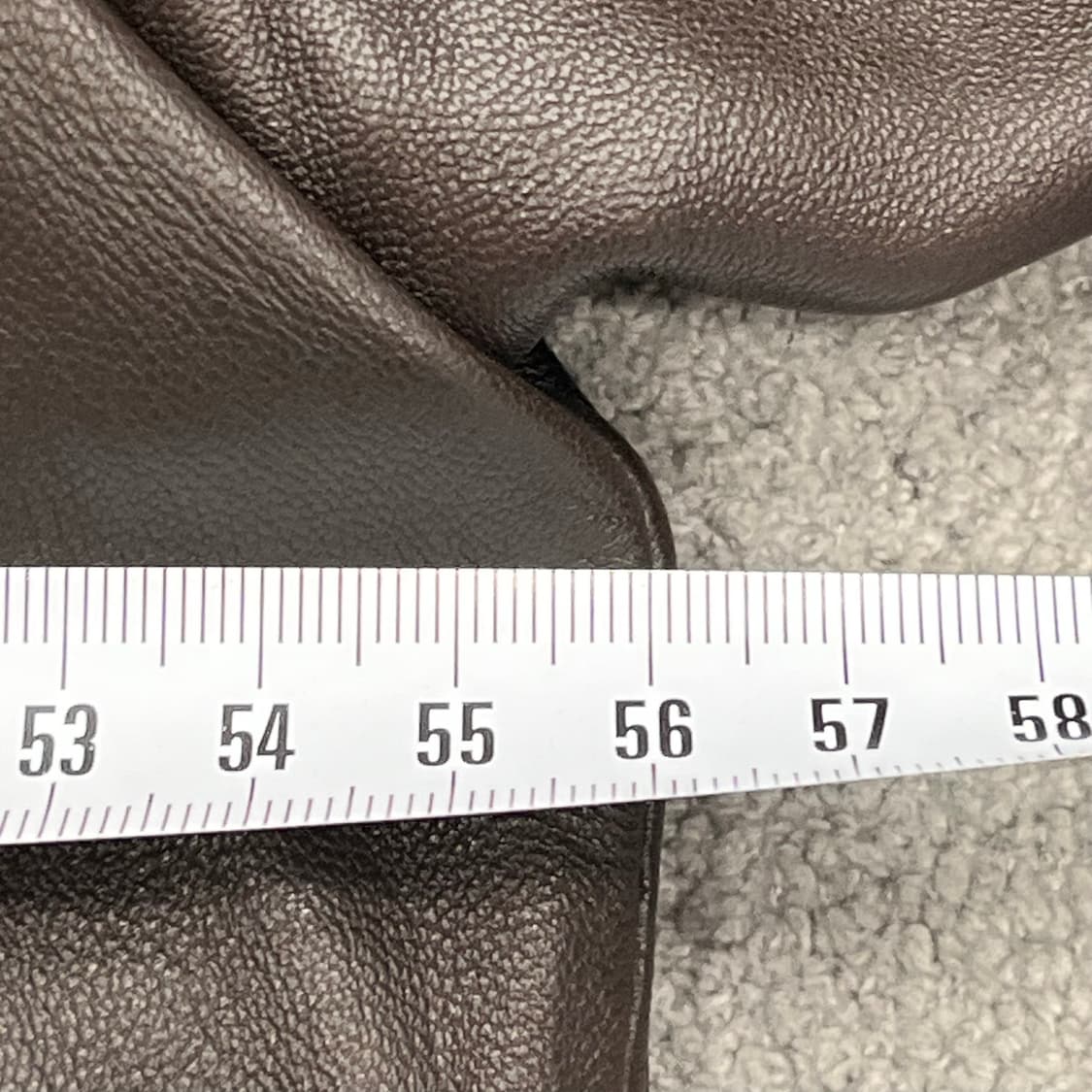 100 베이직하우스 양가죽 브라운 레더 자켓 상품이미지7