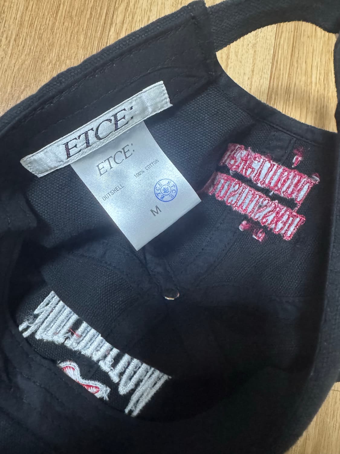 ETCE WORLD TRIBE PIPING CAP (BLACK) 볼캡 상품이미지2