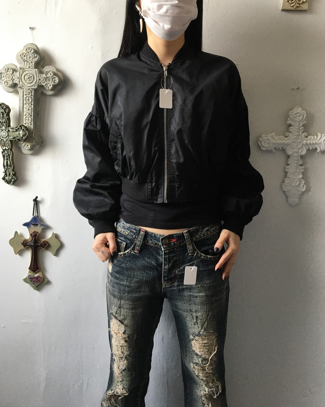 Crop ma 1 jacket 상품이미지6