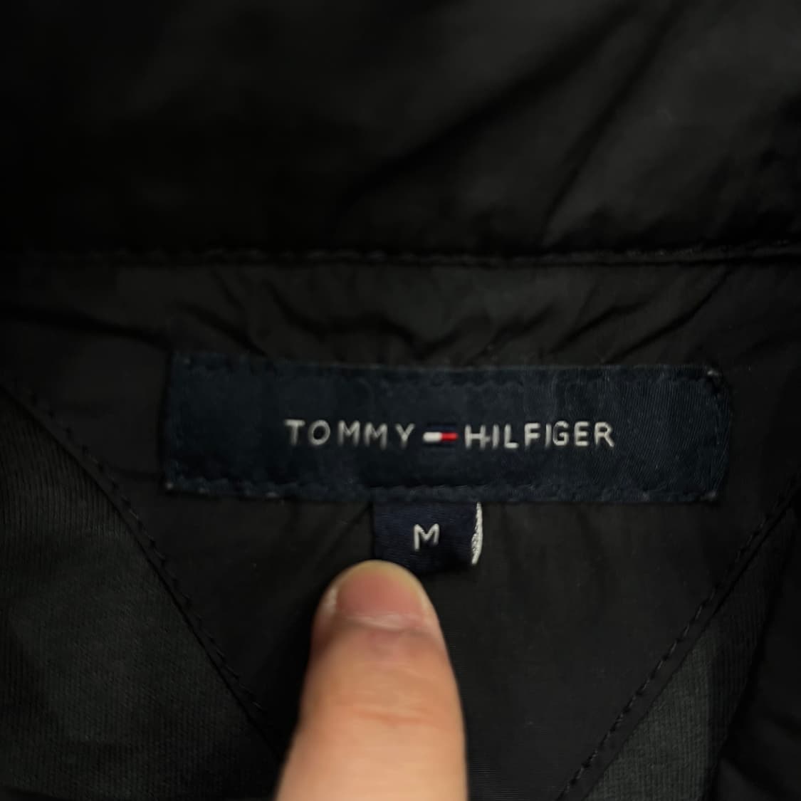 M 타미힐피거 나일론 바이커 자켓 상품이미지5