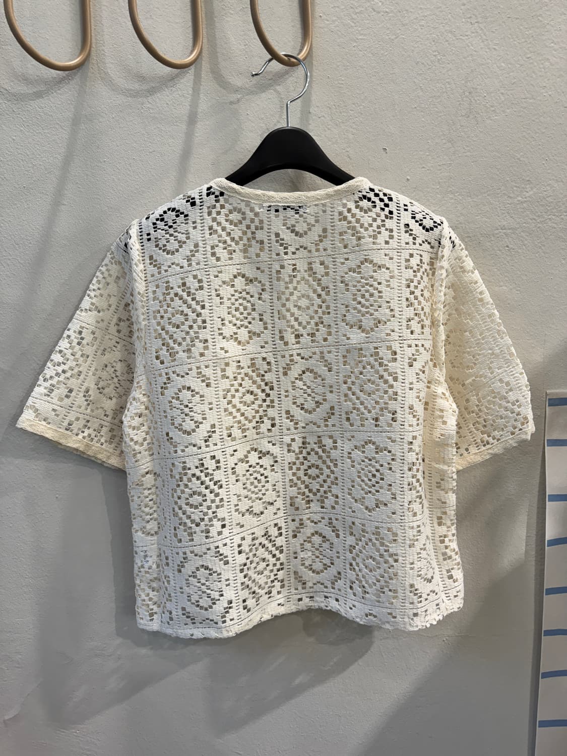japan vintage 펀칭 크롭 가디건 상품이미지6