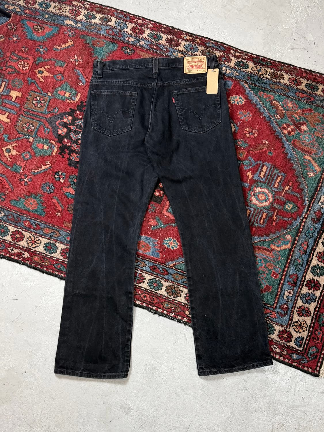 00's 리바이스 517 블랙 부츠컷 플레어진 상품이미지3
