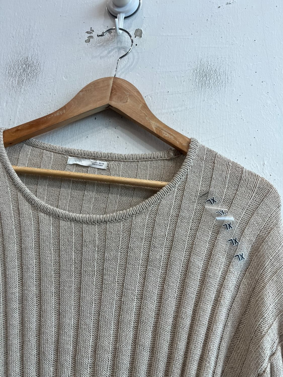 ZARA 자라 립 린넨 루즈핏 롱슬리브 미사용품 XL 상품이미지2