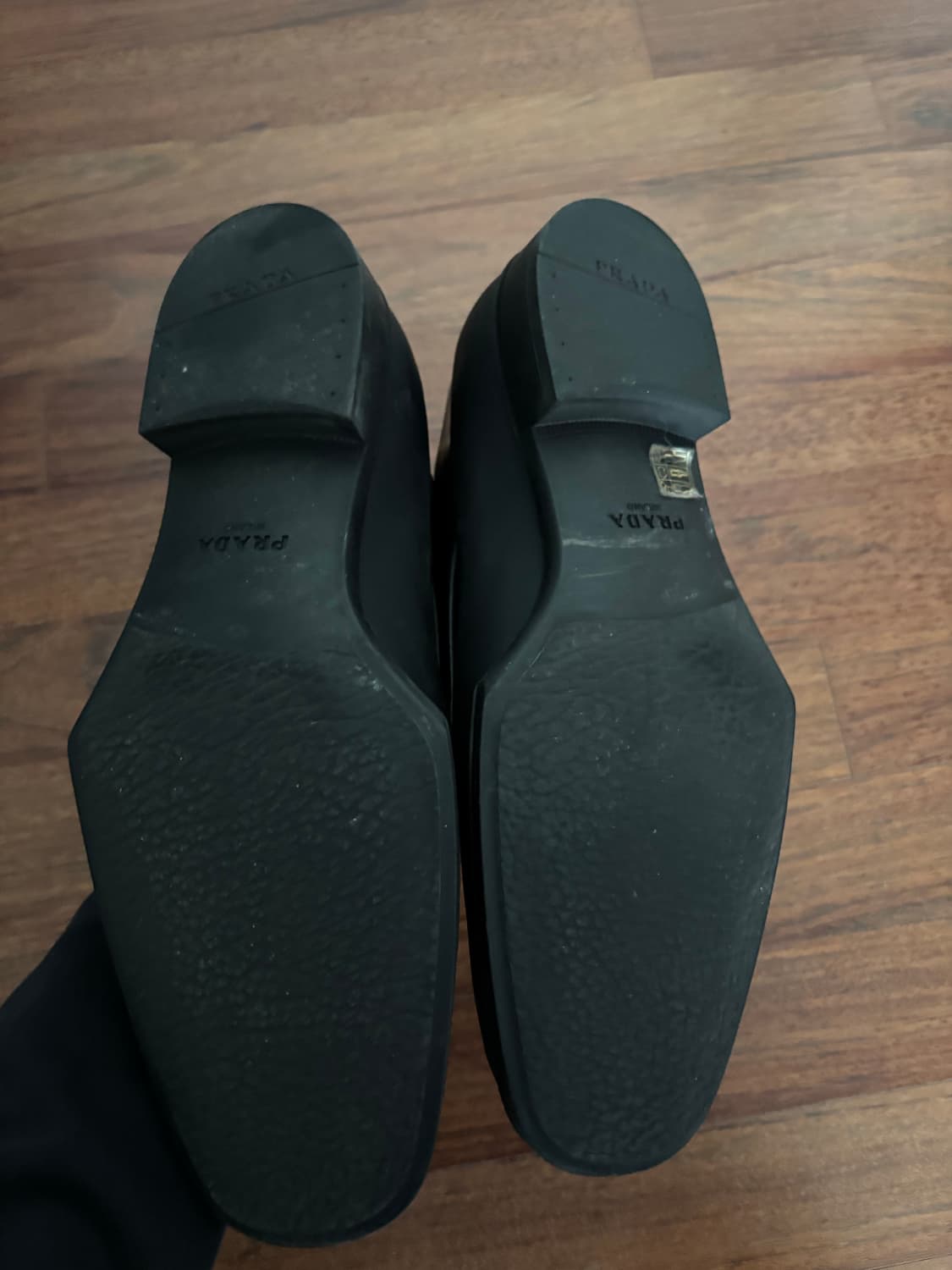 (9.5) 프라다 라프시몬스 러버딥 리이슈 더비 블랙 상품이미지5